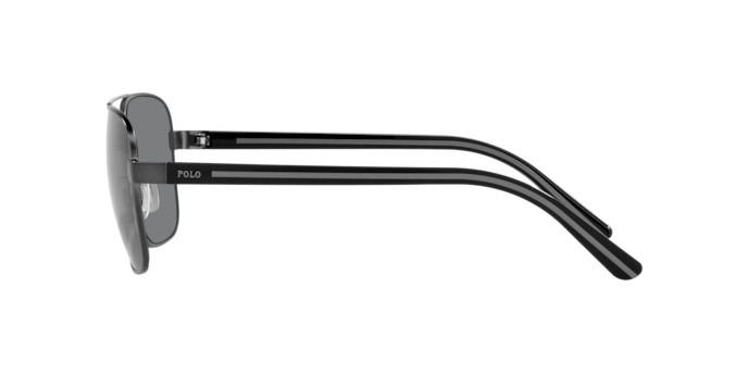 Sonnenbrillen Polo PH 3138 (915787) farbe semi shiny dark gunmetal form aviator gläser grey