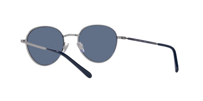 Sonnenbrillen Polo PH 3144 (931680) farbe argento semi-brillante form rund gläser blu