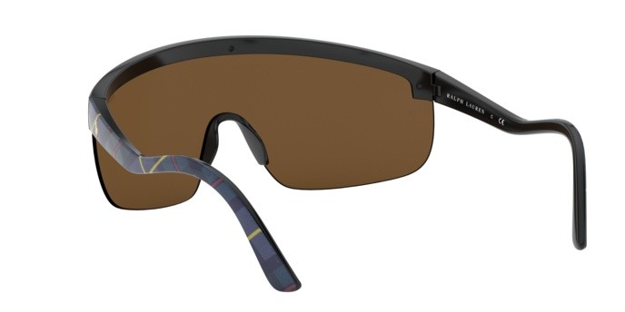 Sonnenbrillen Polo PH 4156 (5817F9) farbe black form unregelmäßig gläser mirror gold