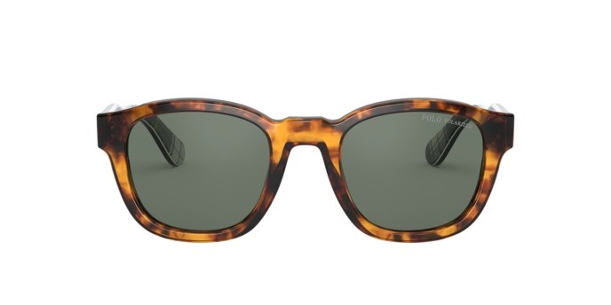 Sonnenbrillen Polo PH 4159 (51349A) farbe antique tortoise form quadratisch gläser polar green