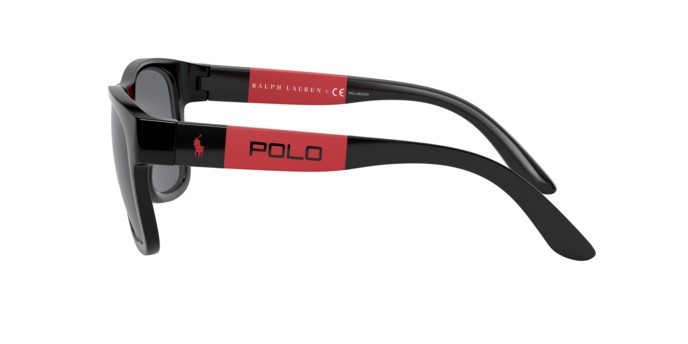 Sonnenbrillen Polo PH 4162 (500181) farbe black form quadratisch gläser polar gray