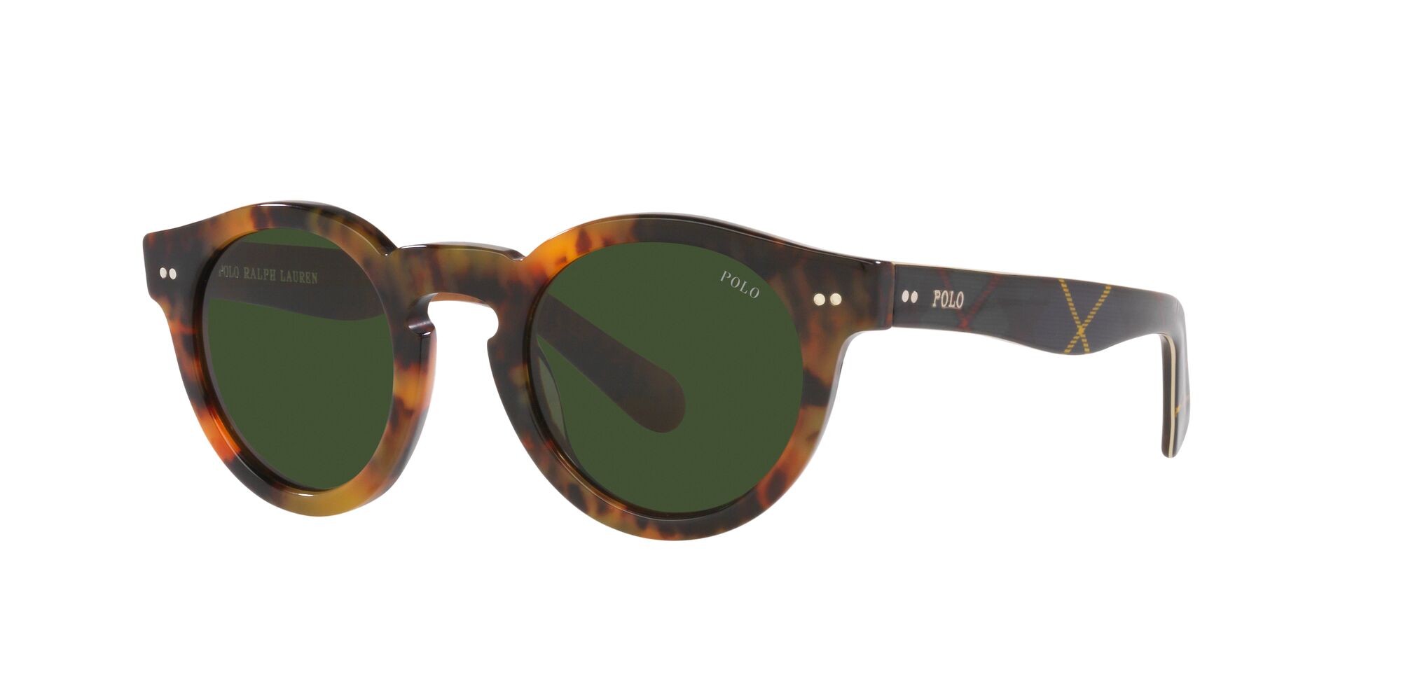 Sonnenbrillen Polo PH 4165 (501771) farbe havana jerry brillante form pantos gläser verde bottiglia
