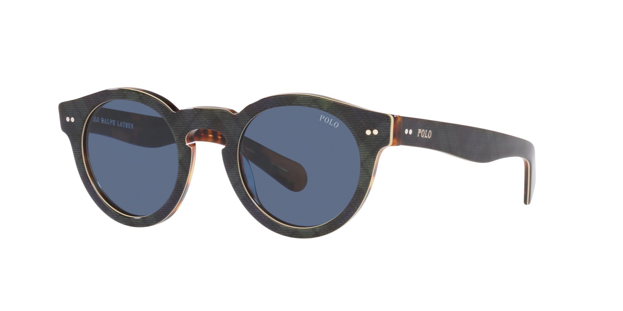 Sonnenbrillen Polo PH 4165 (562180) farbe shiny black watch on h. jerry form pantos gläser blu scuro