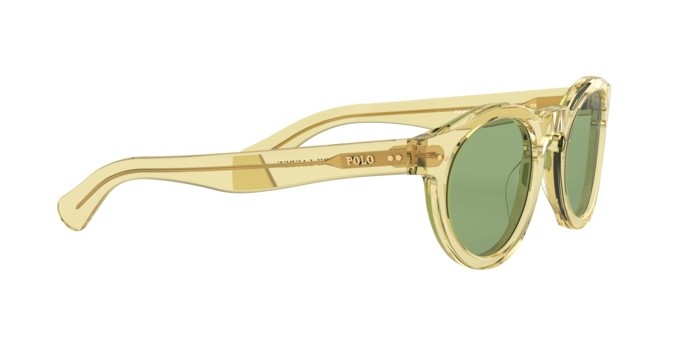 Sonnenbrillen Polo PH 4165 (5864/2) farbe shiny transp dark grey pinot form pantos gläser vintage green
