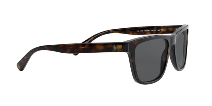 Sonnenbrillen Polo PH 4167 (500381) farbe dark havana form quadratisch gläser polar grey