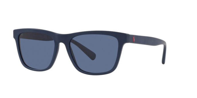 Sonnenbrillen Polo PH 4167 (561880) farbe matte navy blue form quadratisch gläser dark blue
