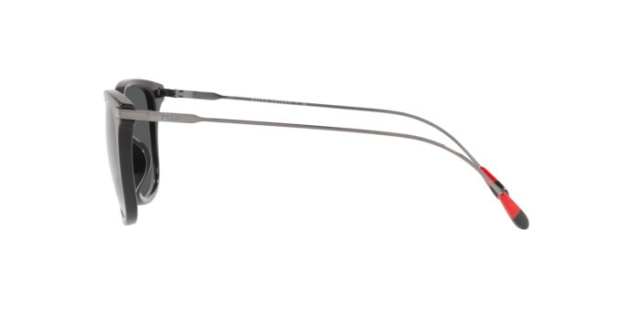 Sonnenbrillen Polo PH 4179U (500187) farbe shiny black form quadratisch gläser grey