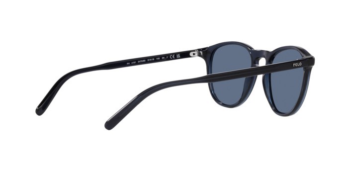 Sonnenbrillen Polo PH 4181 (547080) farbe blu navy brillante trasparente form pantos gläser blu