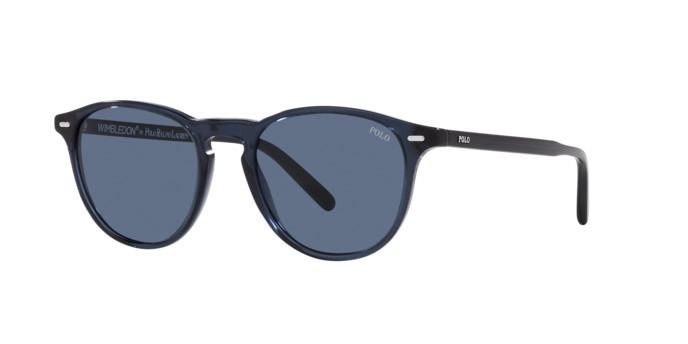 Sonnenbrillen Polo PH 4181 (547080) farbe blu navy brillante trasparente form pantos gläser blu