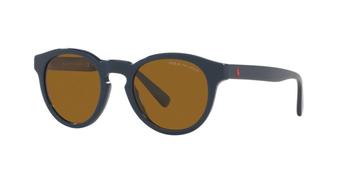 Sonnenbrillen Polo PH 4184 (562083) farbe shiny navy blue form pantos gläser polar brown