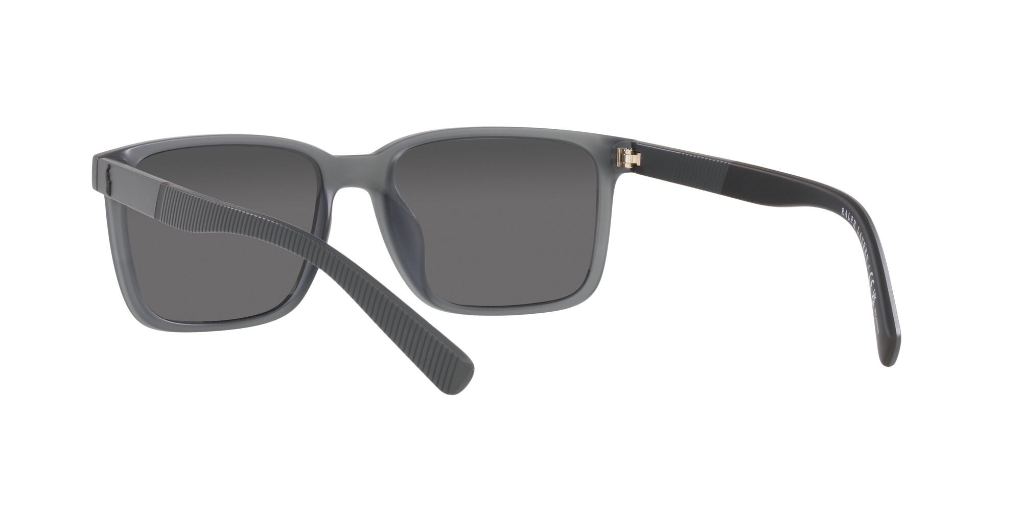Sonnenbrillen Polo PH 4189U (5696Z3) farbe grigio opaco trasparente form rechteckig gläser polarizzata grigio specchiato argento