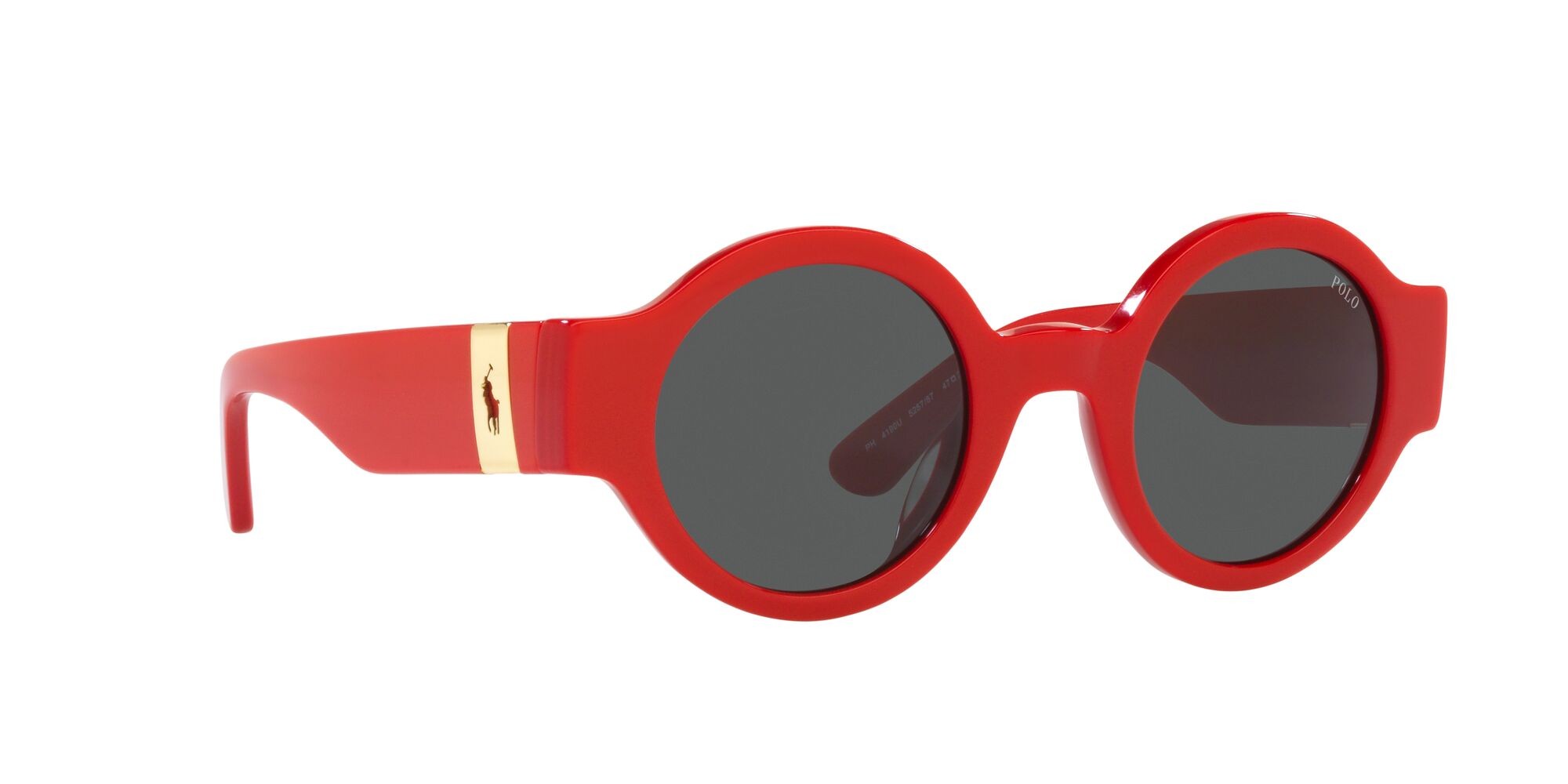Sonnenbrillen Polo PH 4190U (525787) farbe rosso lucido form rund gläser grigio