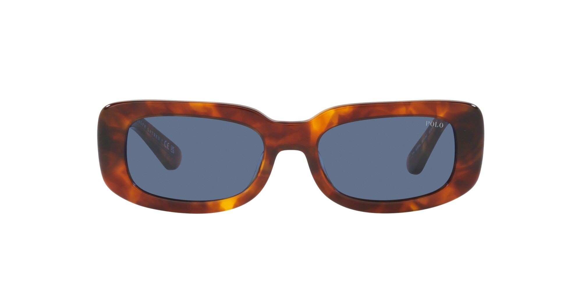Sonnenbrillen Polo PH 4191U (601180) farbe havana arancione brillante form quadratisch gläser blu