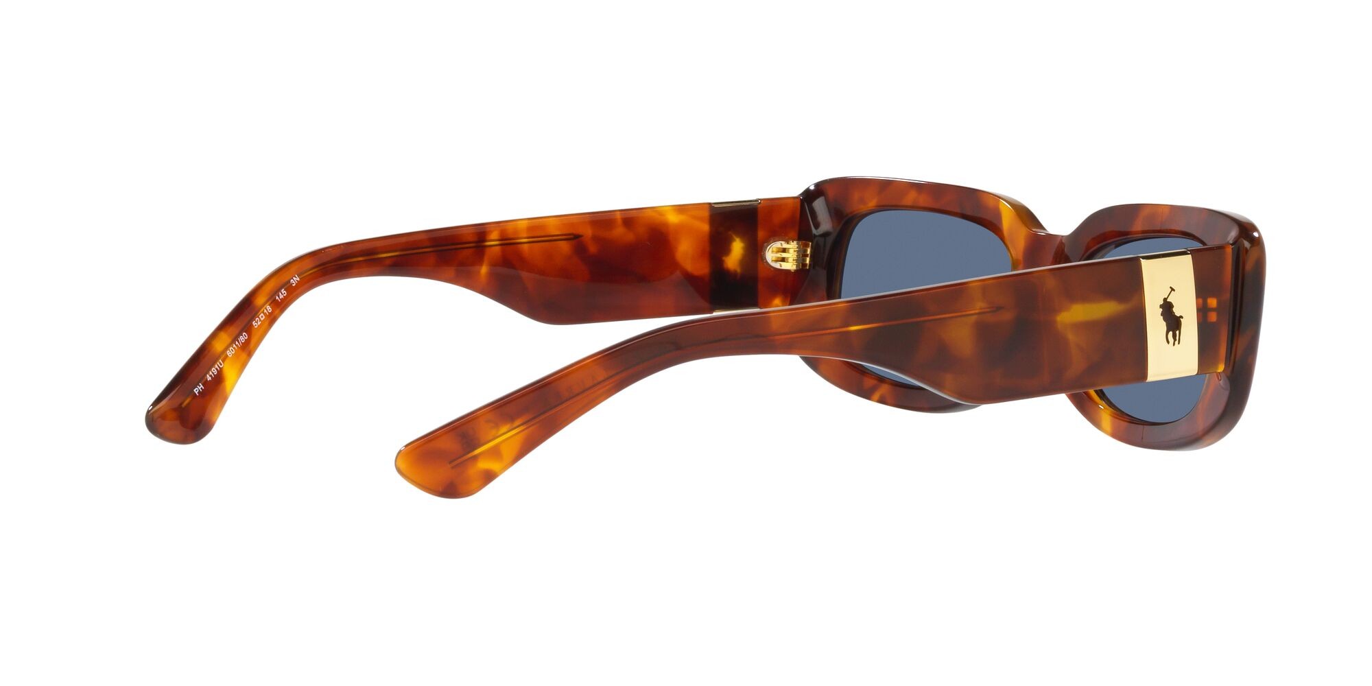 Sonnenbrillen Polo PH 4191U (601180) farbe havana arancione brillante form quadratisch gläser blu