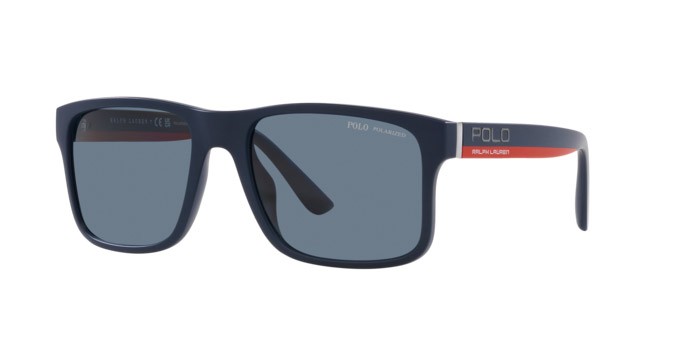 Sonnenbrillen Polo PH 4195U (59042V) farbe matte new port navy form unregelmäßig gläser polarizzata blu