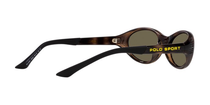 Sunglasses Polo PH 4197U (5003/3) color havana lucido shape oval lenses marrone
