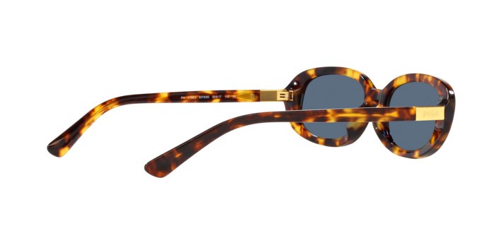 Sonnenbrillen Polo PH 4198U (607880) farbe havana lucido form oval gläser blu