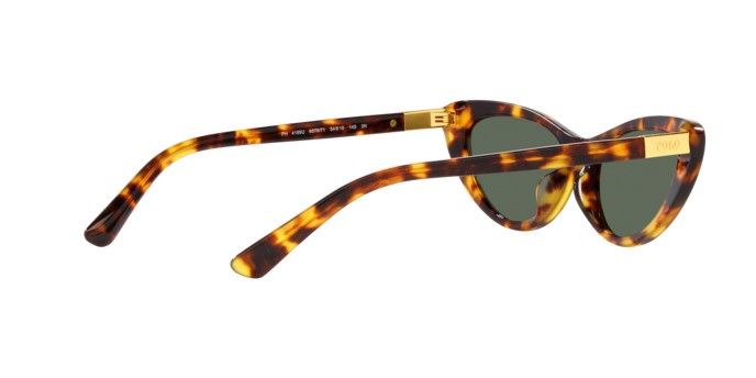 Occhiali da sole Polo PH 4199U (607871) colore havana lucido forma cat eye lenti verde scuro