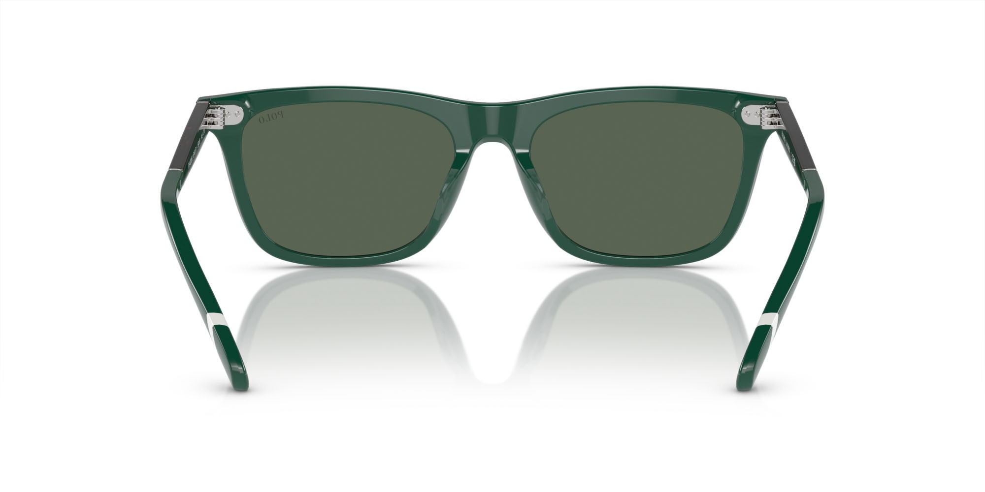 Sunglasses Polo PH 4205U (614171) color verde lucido shape square lenses verde