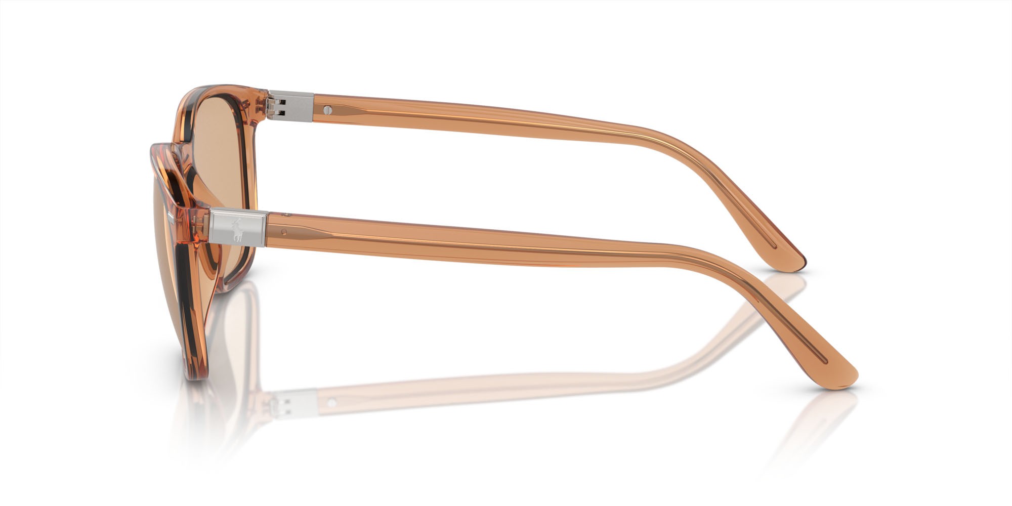 Sonnenbrillen Polo PH 4208U (604873) farbe marrone trasparente lucido form quadratisch gläser marrone chiaro