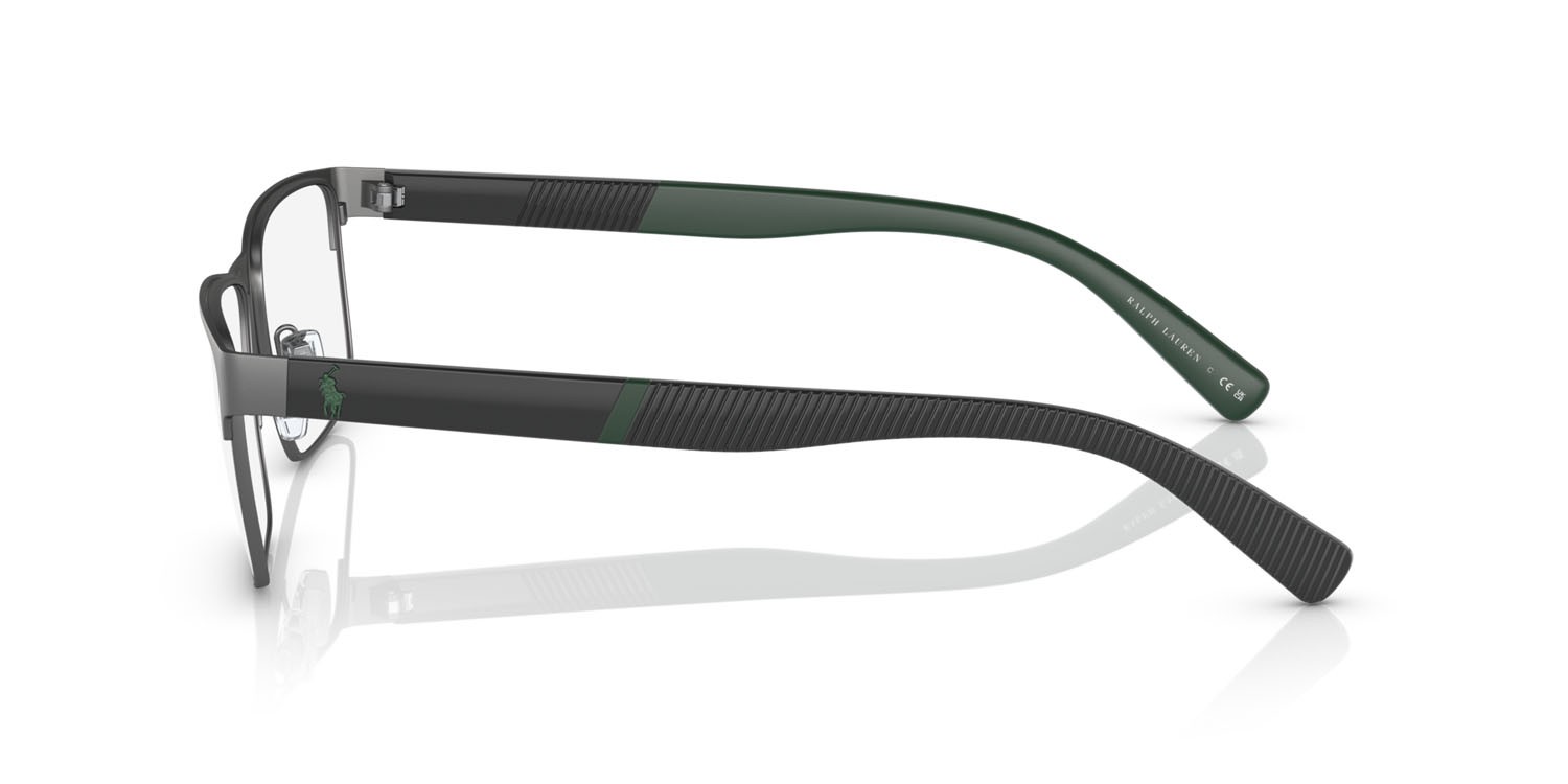 Occhiali da vista Polo PH 1215 (9215) colore gunmetal scuro semi-brillante forma rettangolare lenti lente demo