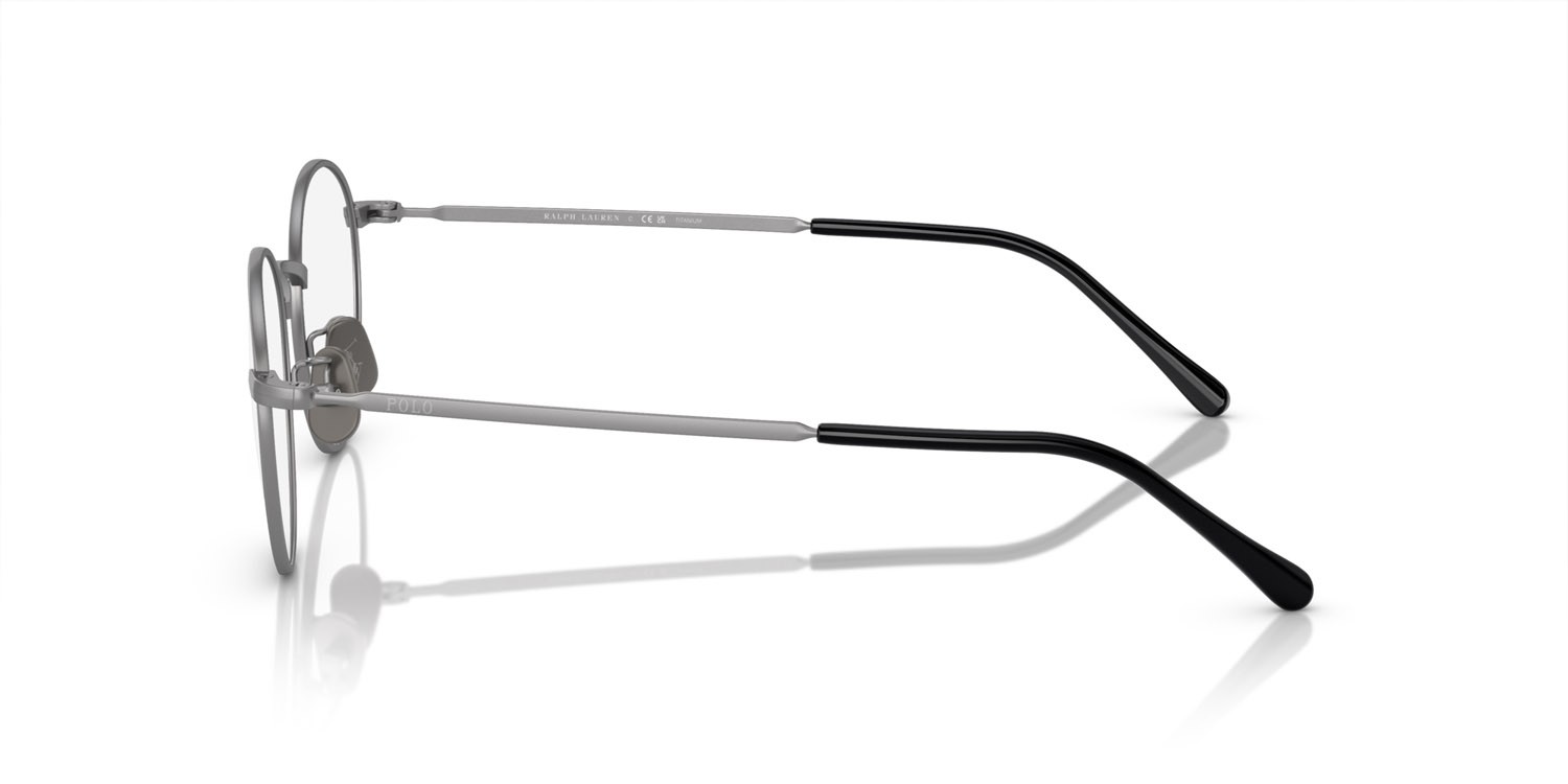 Eyeglasses Polo PH 1221TD (9266) color gunmetal semi-brillante shape round lenses lente demo