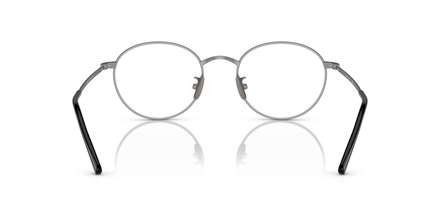 Eyeglasses Polo PH 1221TD (9266) color gunmetal semi-brillante shape round lenses lente demo