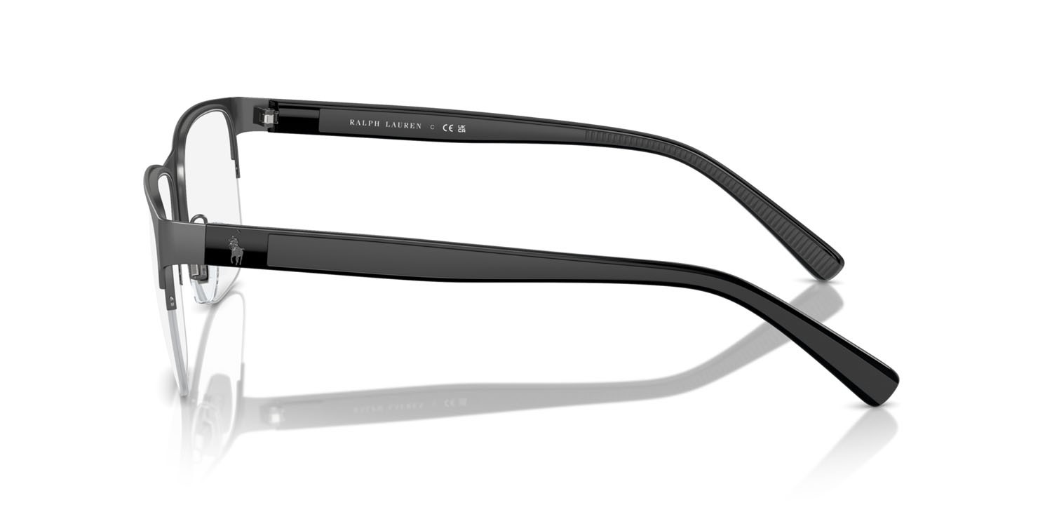 Eyeglasses Polo PH 1228 (9307) color gunmetal scuro semi-brillante shape square lenses lente demo