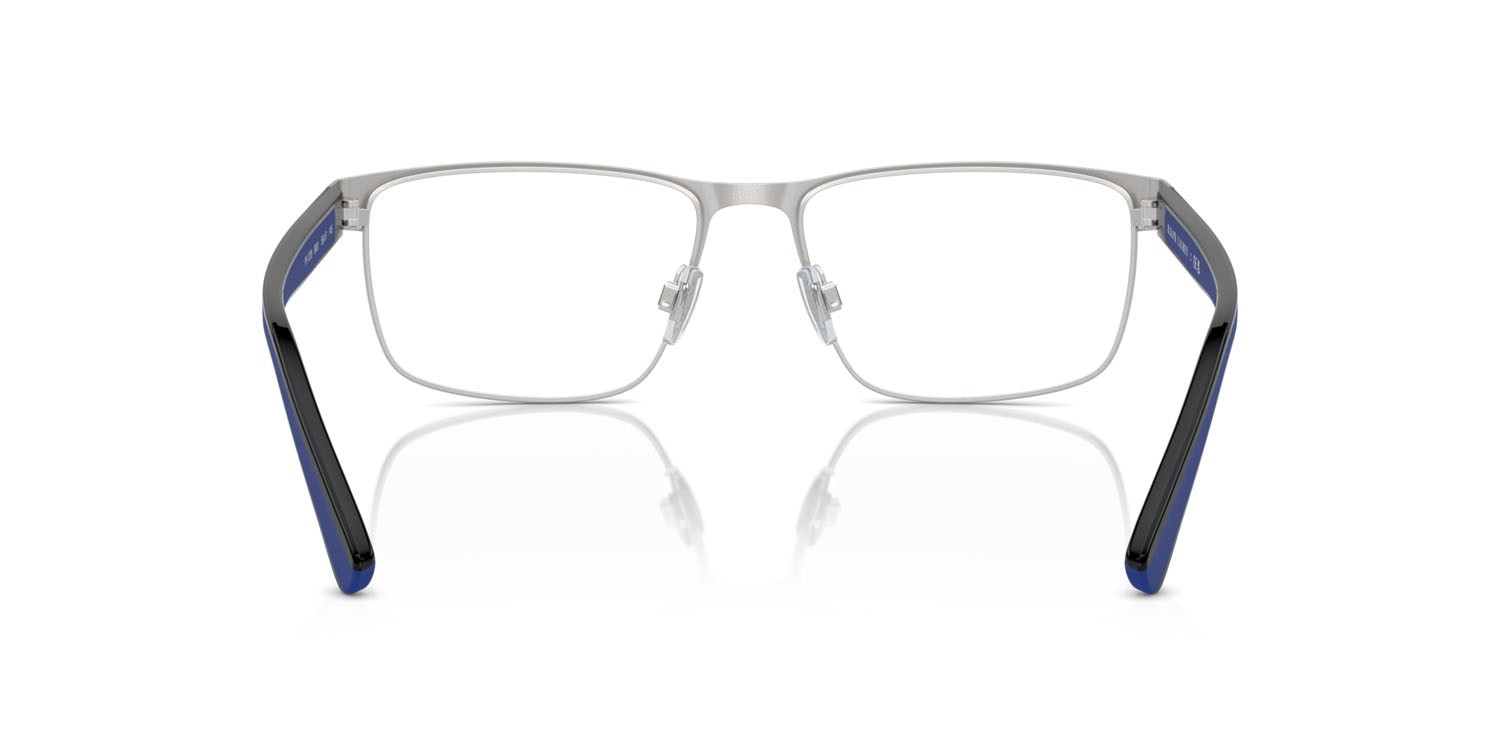 Eyeglasses Polo PH 1229 (9001) color argento semi-brillante shape rectangle lenses lente demo