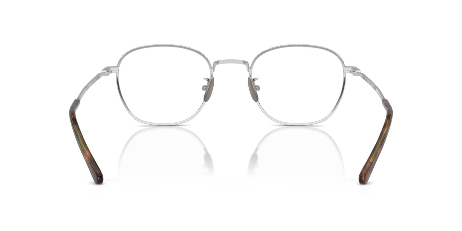 Eyeglasses Polo PH 1230TD (9030) color argento spazzolato lucido shape square lenses lente demo