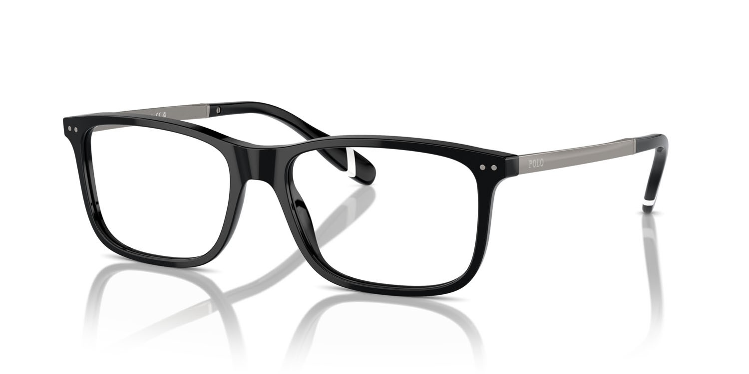 Occhiali da vista Polo PH 2273 (5001) colore nero lucido forma rettangolare lenti lente demo