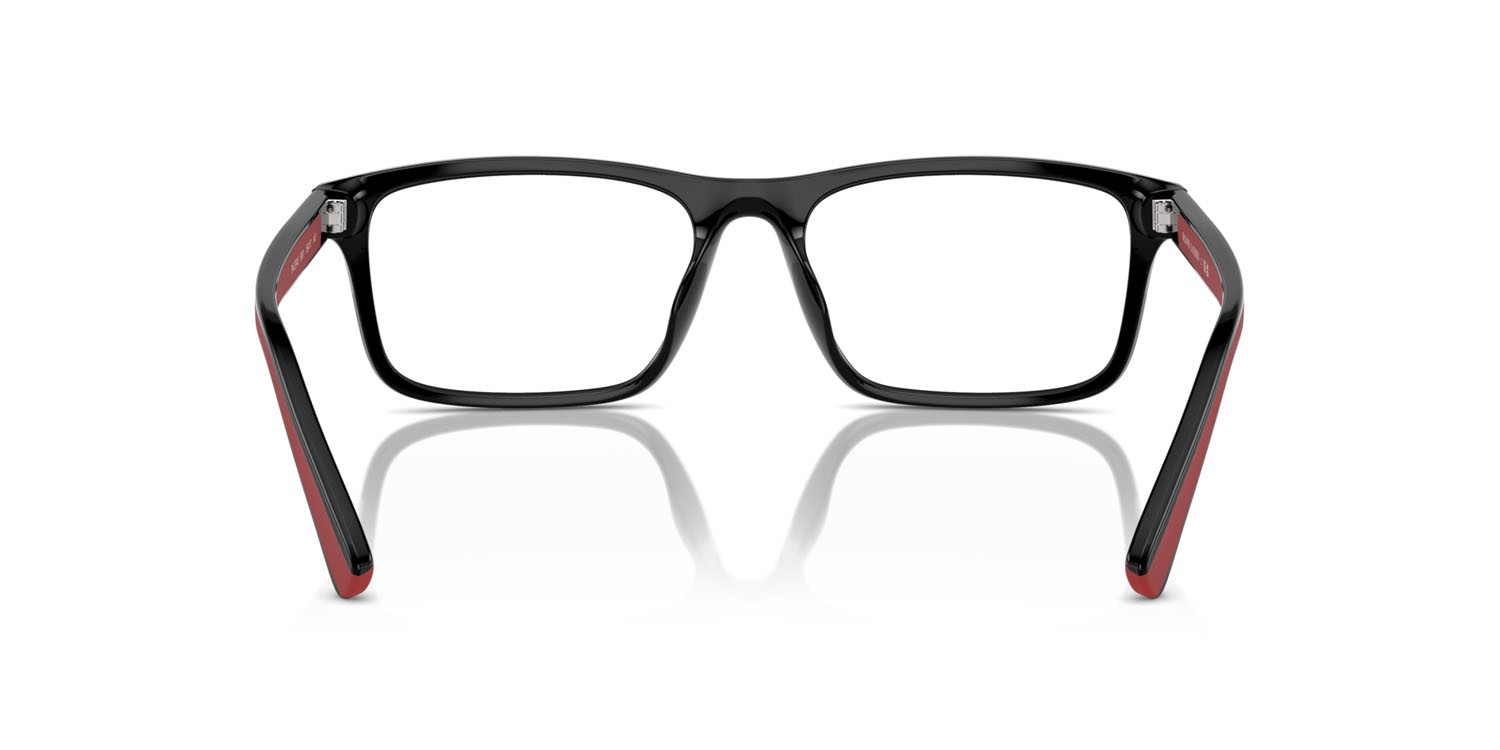 Eyeglasses Polo PH 2274U (5001) color nero lucido shape rectangle lenses lente demo