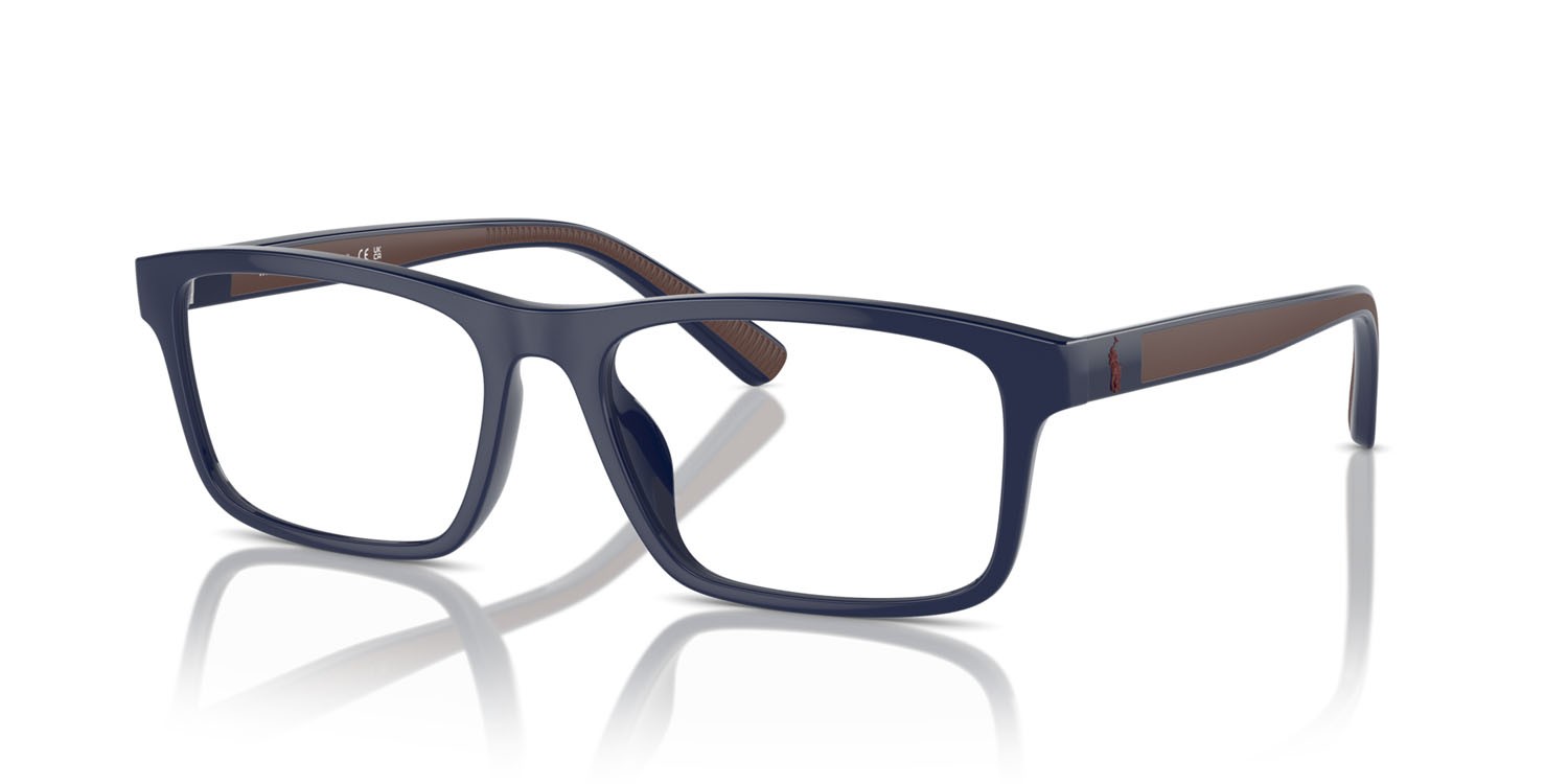 Occhiali da vista Polo PH 2274U (5620) colore blu navy brillante forma rettangolare lenti lente demo
