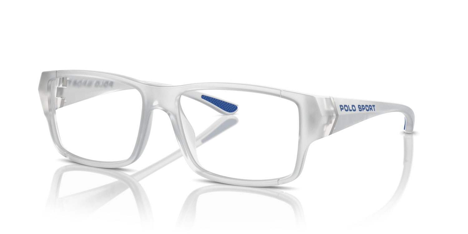 Eyeglasses Polo PH 2275U (5869) color cristallo opaco shape rectangle lenses lente demo
