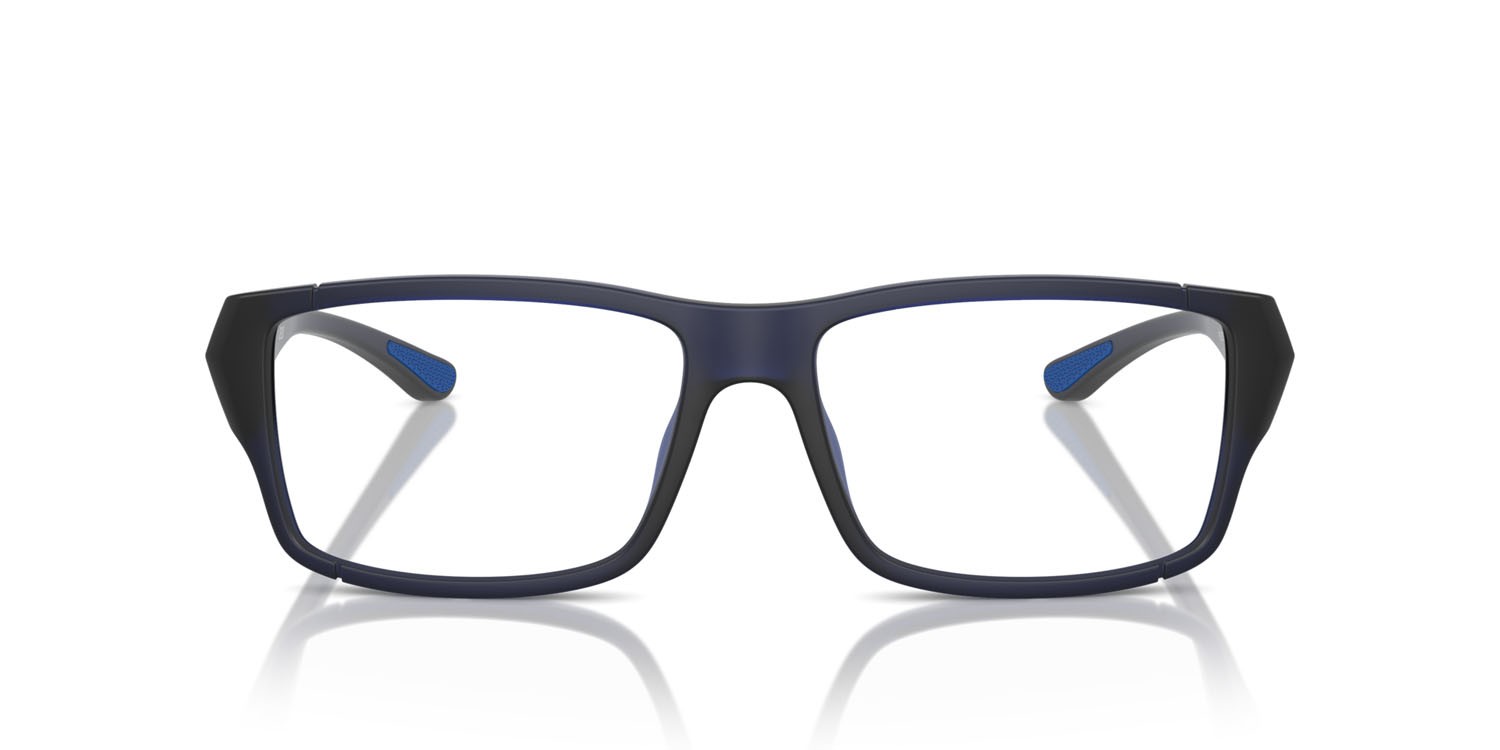 Brillen Polo PH 2275U (5903) farbe blu opaco trasparente form rechteckig gläser lente demo