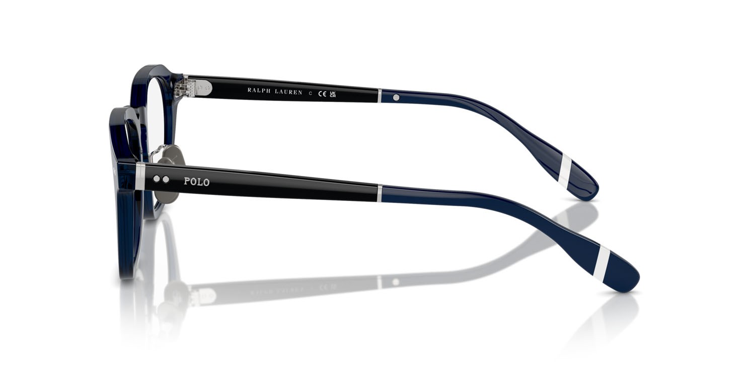 Occhiali da vista Polo PH 2278D (5470) colore blu trasparente lucido forma quadrato lenti lente demo
