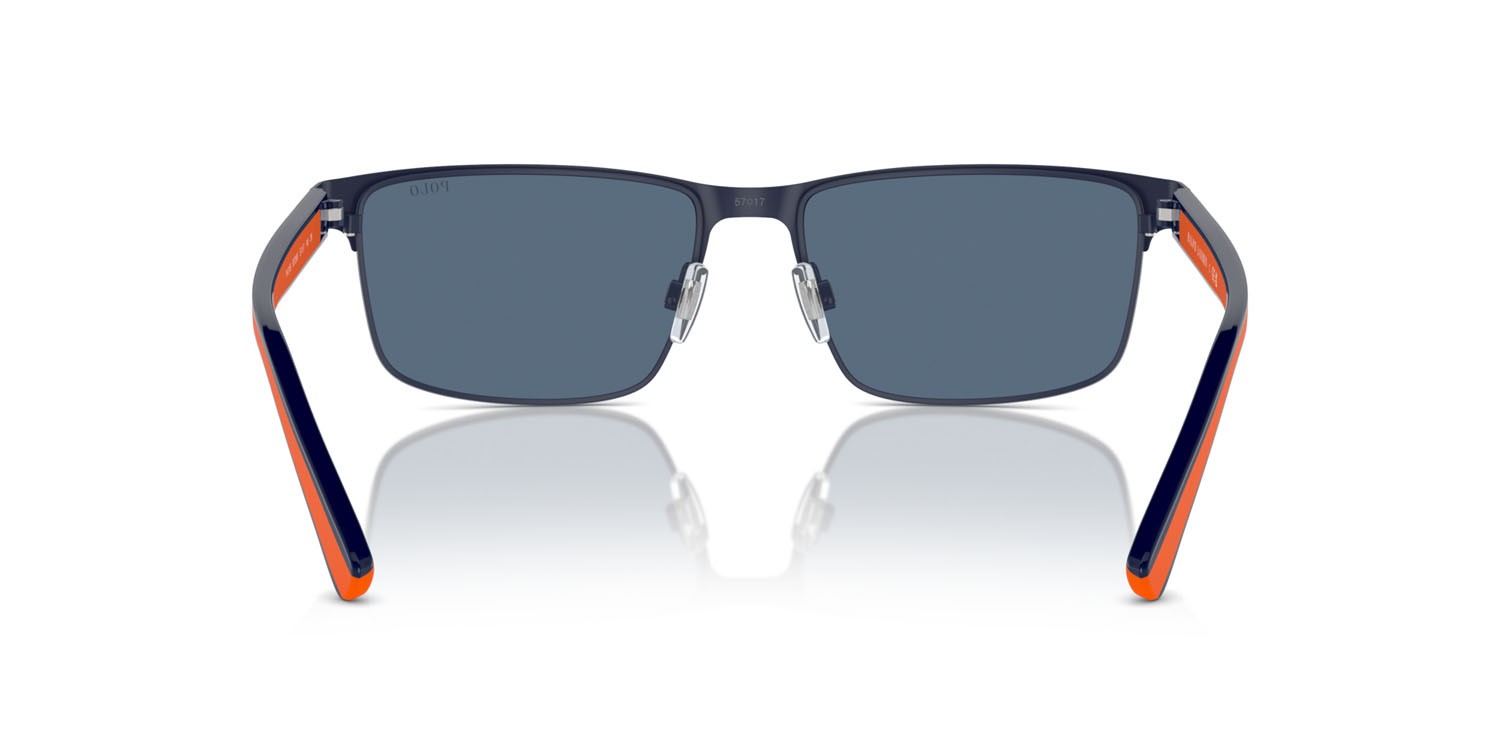 Sonnenbrillen Polo PH 3155 (927380) farbe blu navy semi-brillante form rechteckig gläser blu scuro