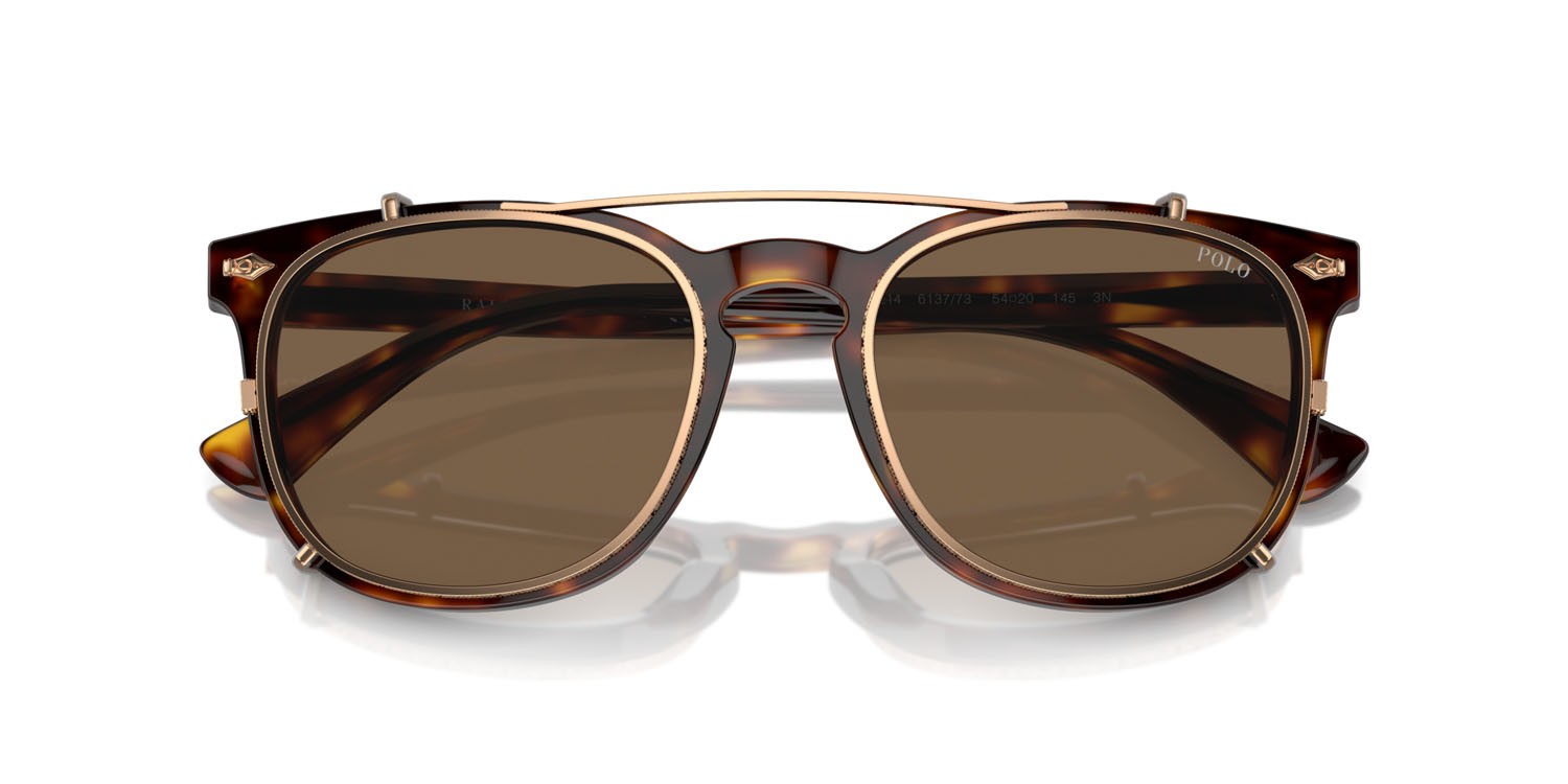Occhiali da sole Polo PH 4214 (613773) colore marrone tartarugato brillante forma quadrato lenti marrone