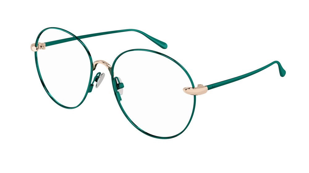 Occhiali da vista Pomellato PM0109O-003 colore blue forma rotondo lenti transparent