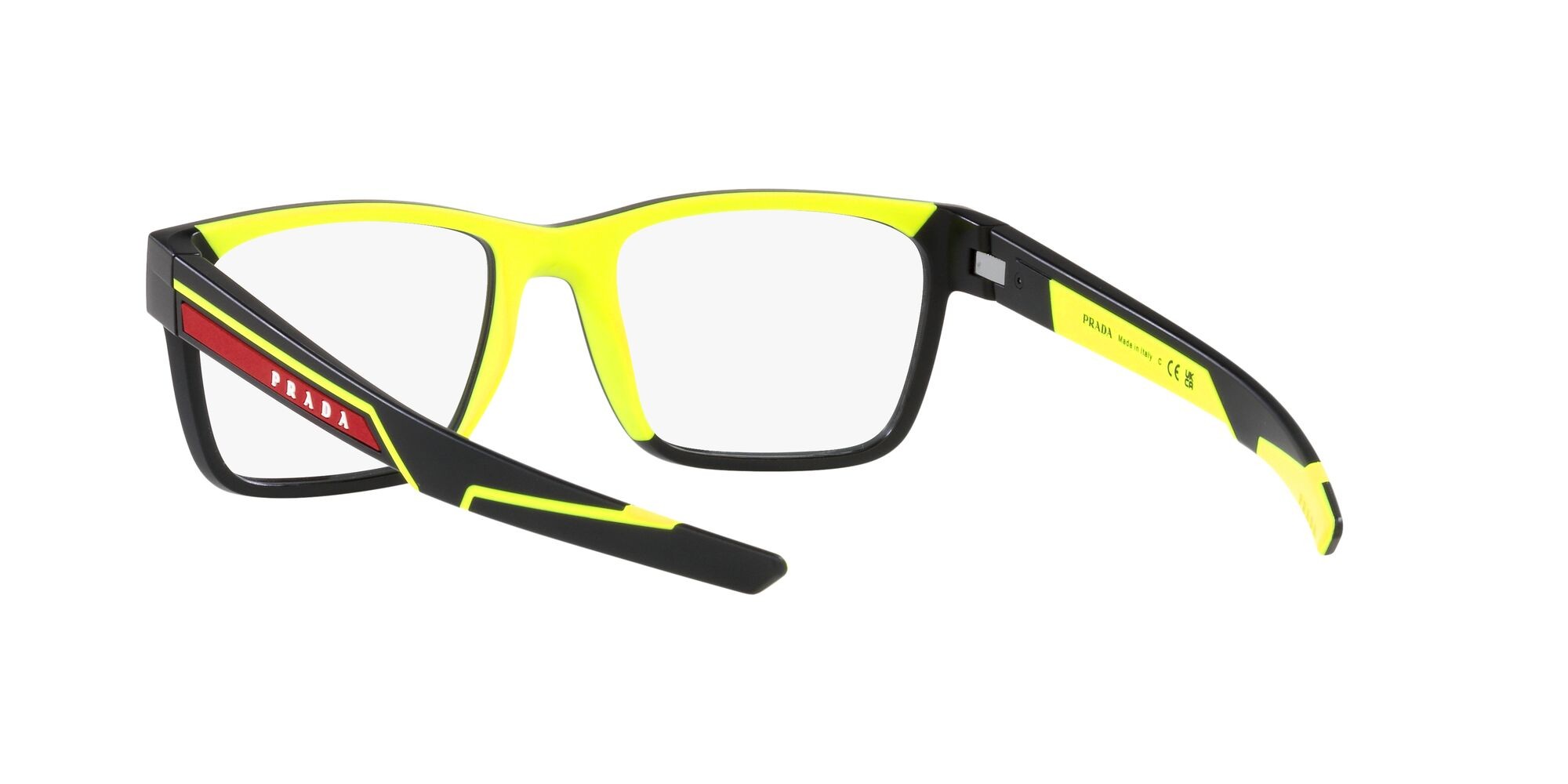 Brillen Prada Linea Rossa PS 02PV (17G1O1) farbe nero opaco form quadratisch gläser lente demo