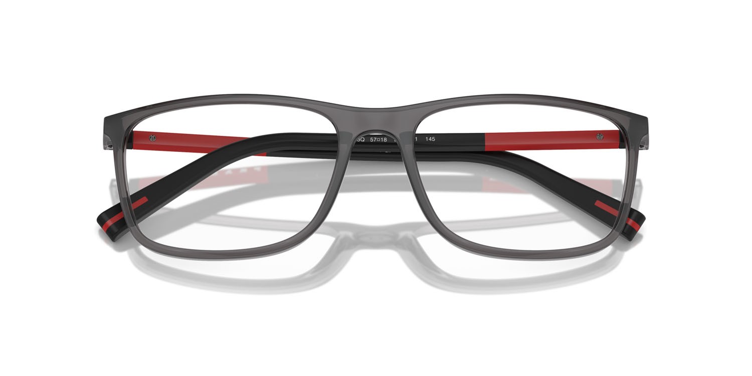 Occhiali da vista Prada Linea Rossa PS 03QV (01D1O1) forma rettangolare lenti lente demo
