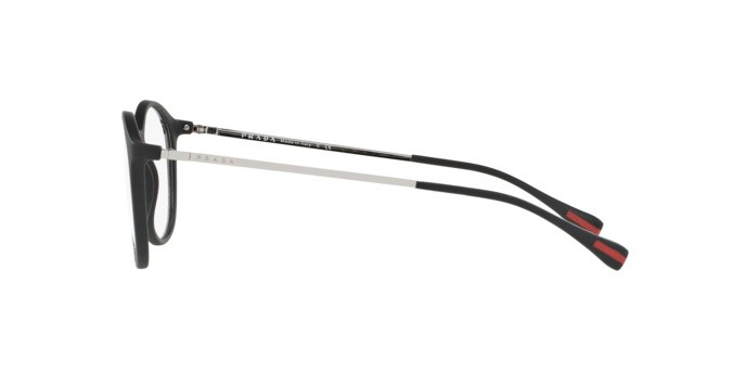 Brillen Prada Linea Rossa PS 04HV (DG01O1) farbe black rubber form quadratisch gläser demo lens