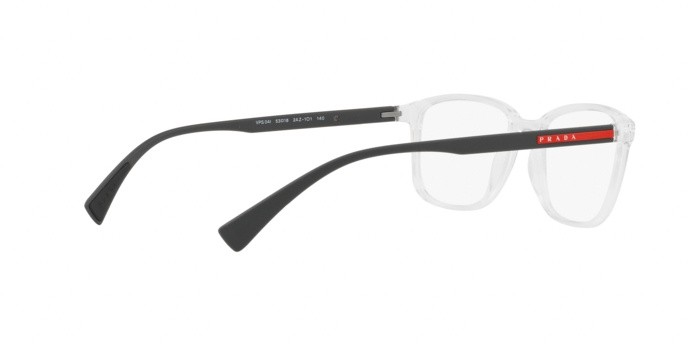 Brillen Prada Linea Rossa PS 04IV (2AZ1O1) farbe transparent form rechteckig gläser demo lens