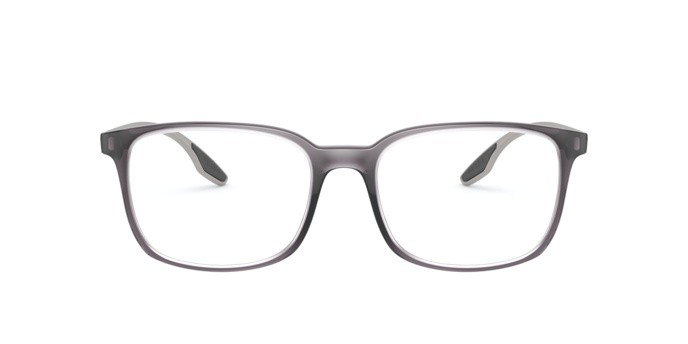 Brillen Prada Linea Rossa PS 05MV (01D1O1) farbe grey form quadratisch gläser demo lens