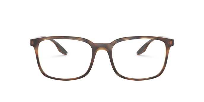 Brillen Prada Linea Rossa PS 05MV (5641O1) farbe matte havana form quadratisch gläser demo lens
