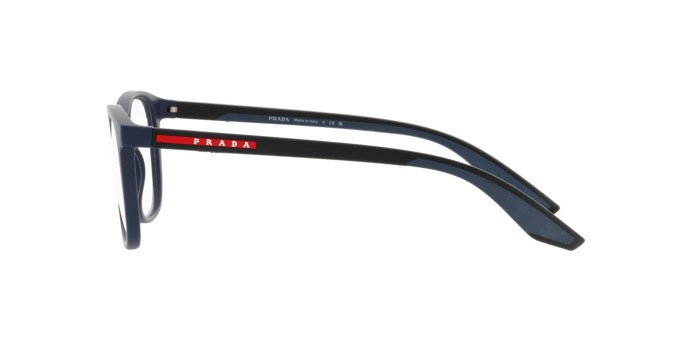 Brillen Prada Linea Rossa PS 05PV (TFY1O1) farbe gomma blu form quadratisch gläser lente demo