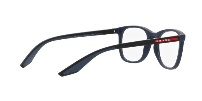 Brillen Prada Linea Rossa PS 05PV (TFY1O1) farbe gomma blu form quadratisch gläser lente demo