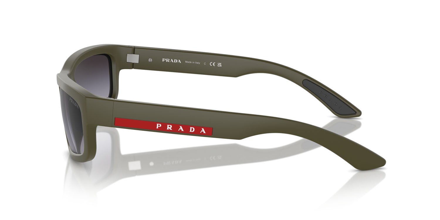 Sunglasses Prada Linea Rossa PS 05ZS (15X09U) shape rectangle lenses sfumato grigio