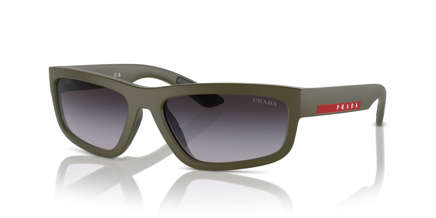 Sunglasses Prada Linea Rossa PS 05ZS (15X09U) shape rectangle lenses sfumato grigio