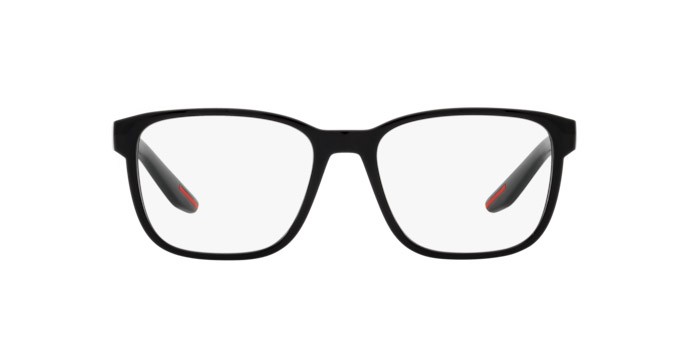 Occhiali da vista Prada Linea Rossa PS 06PV (1AB1O1) colore nero forma quadrato lenti lente demo